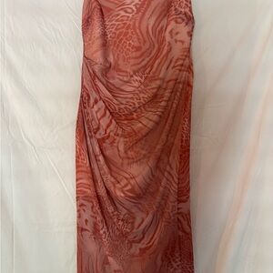 ASOS Animal Print Maxi Dress